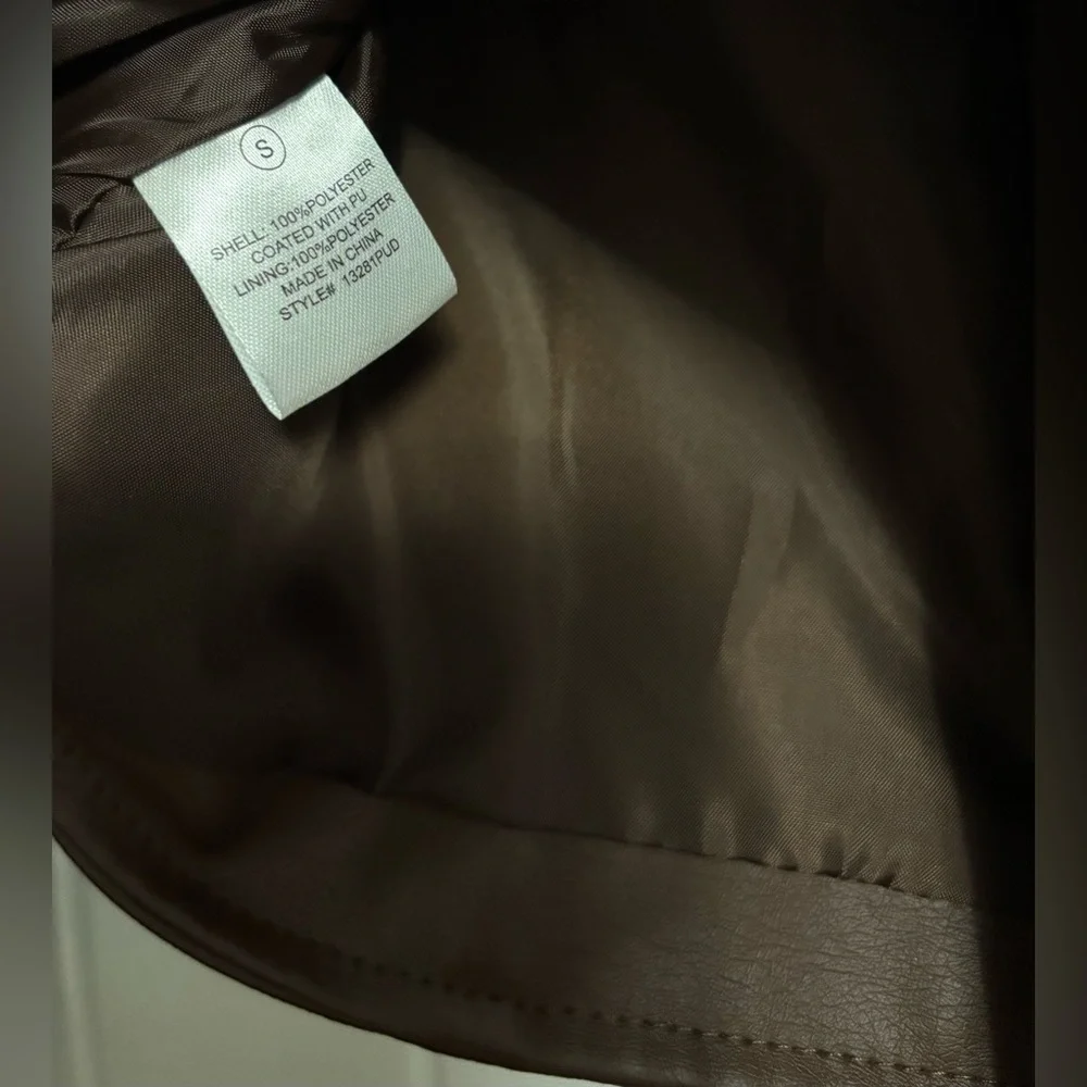 Fashion Nova Leather Jacket Small - Picture 7 of 7